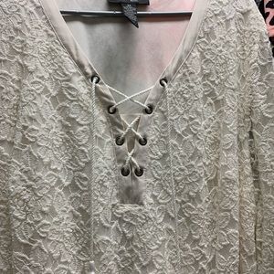 Off White Lace Dress